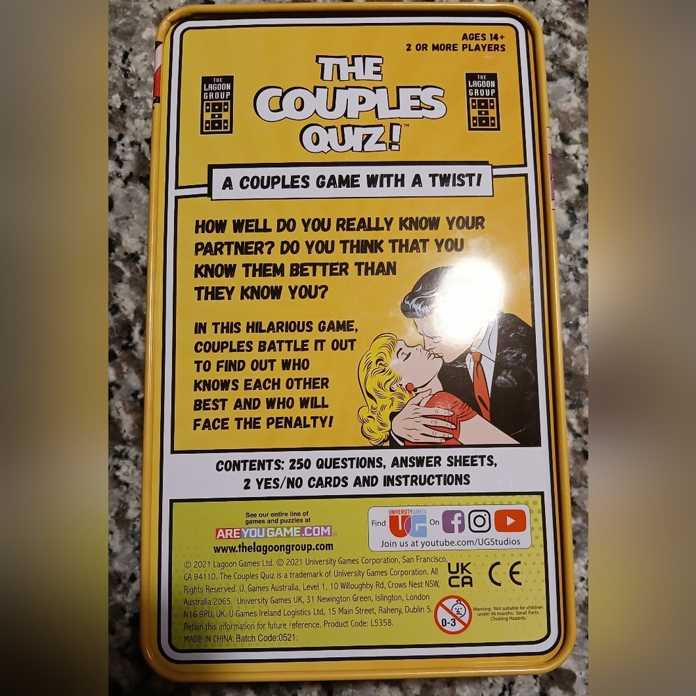 The Couples Quiz Game - Picture 3 of 3